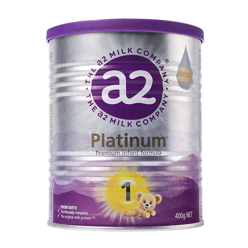 a2 新版紫白金版 1段奶粉(0-6个月) 900g/罐 +400g/罐【焕新配方】
